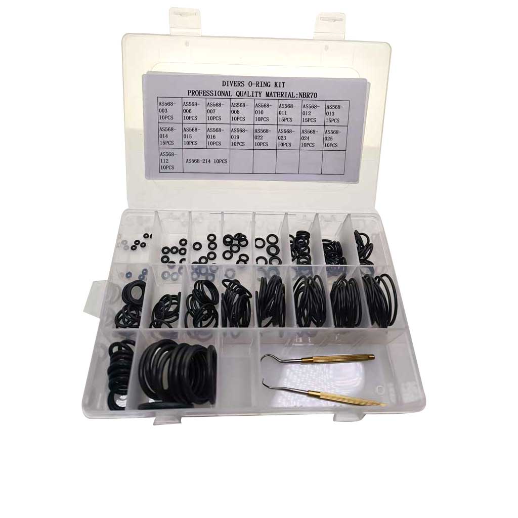 Snorkeling Gear - 200PC Tüplü Dalış O-Ring Kiti Dalış