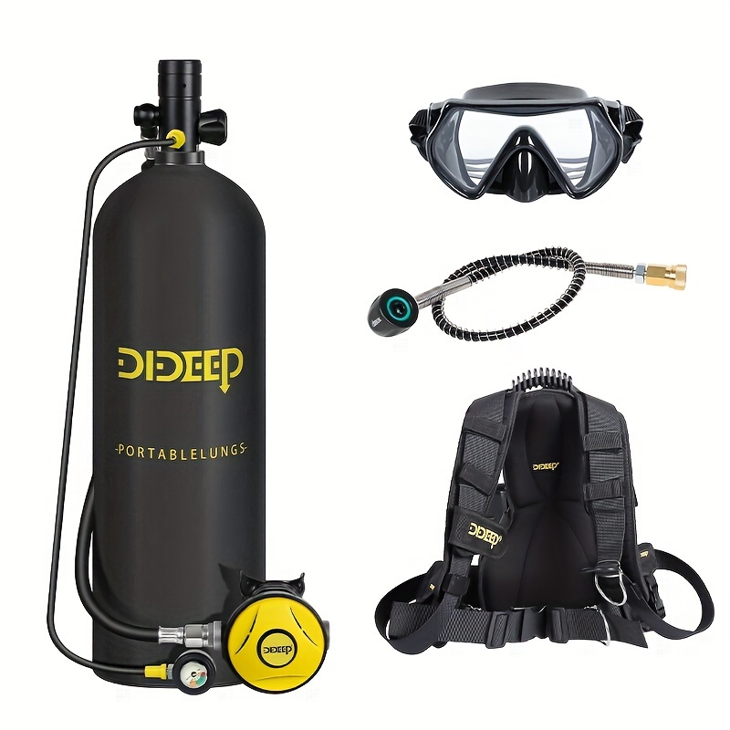 Snorkel Set - DİDEEP 4L Mini Tüplü Dalış Seti,