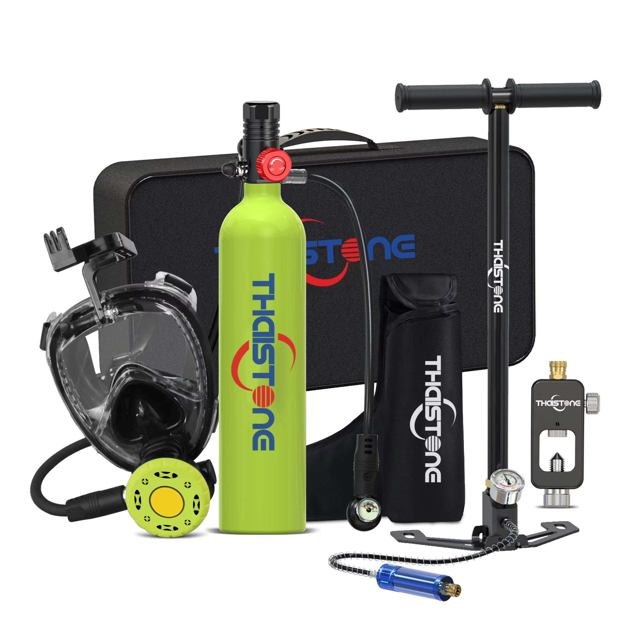 Diving Mask - THAISTONE 1L Tüplü Dalış Oksijen Tüpü