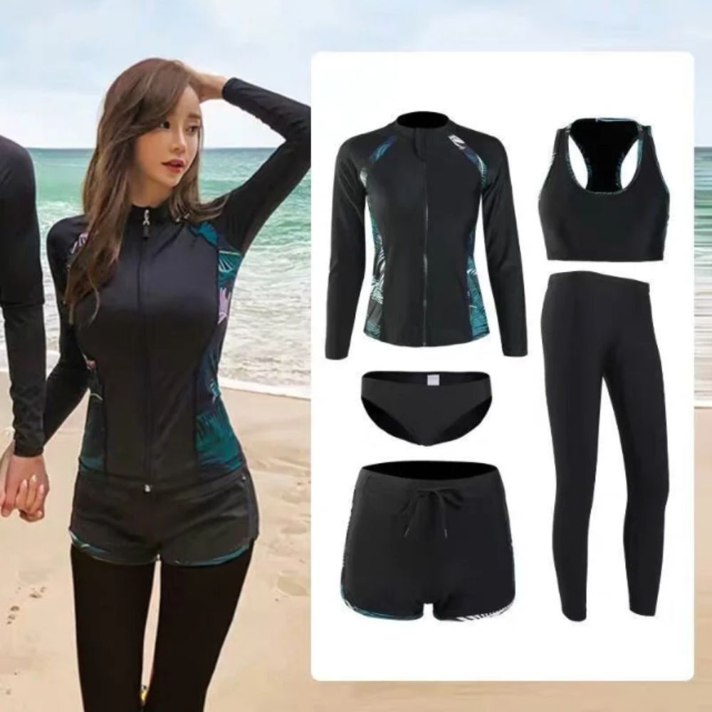 Wetsuit Men - Uzun Kollu Bölünmüş Dalış Elbisesi Uzun