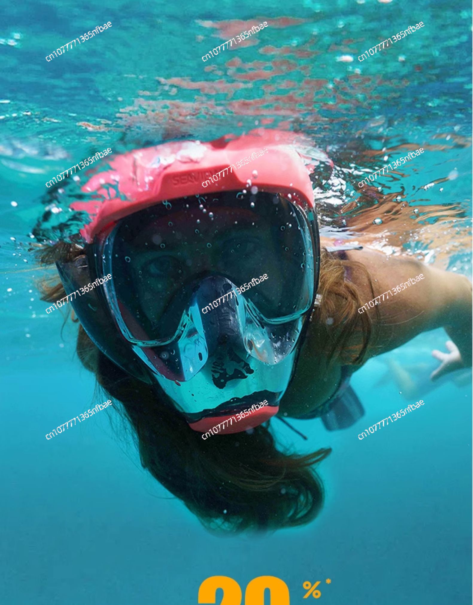 Diving Mask - Şnorkel Maskesi Dalış Gözlüğü Yetişkin Buğu