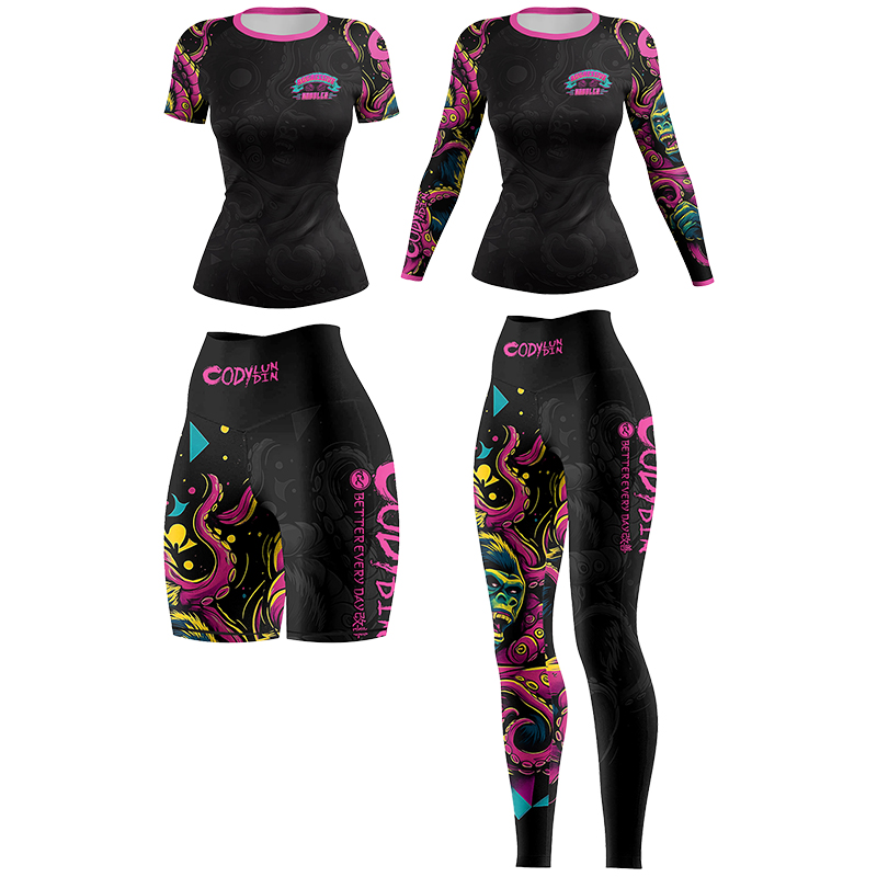 Rash Guard - Cody Lundin Kadın MMA BJJ Rash