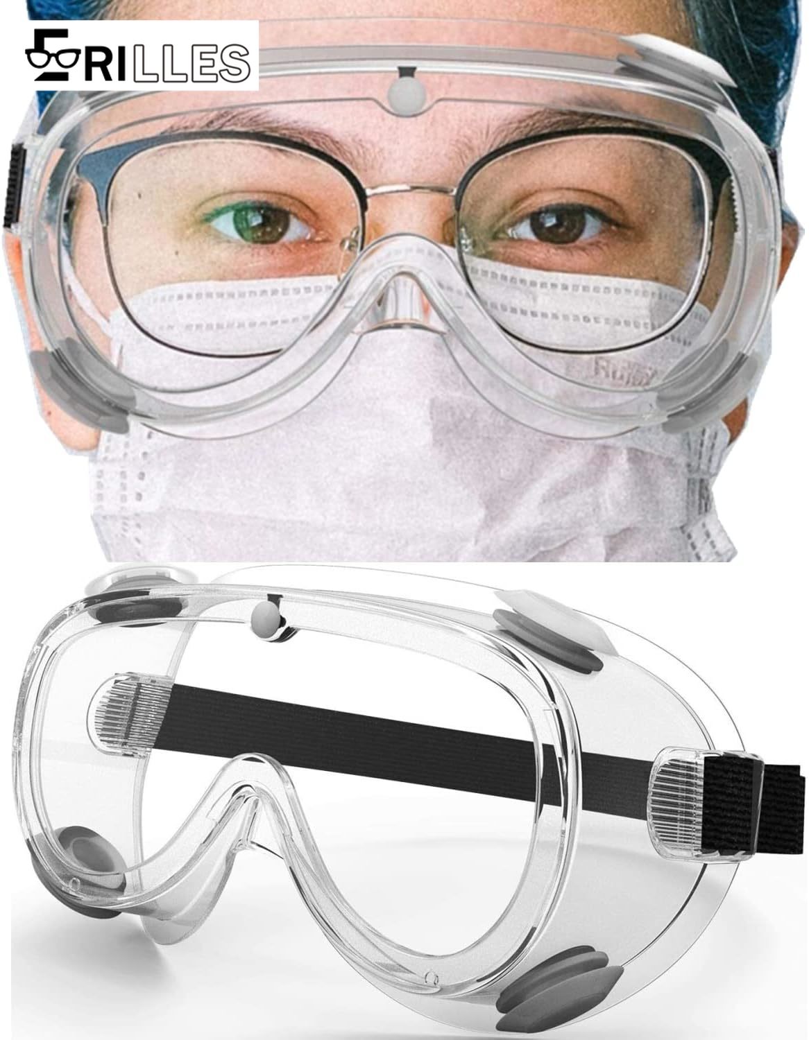 Goggles Swim - Su Sporları Güvenlik Gözlükleri, Buğu Önleyici