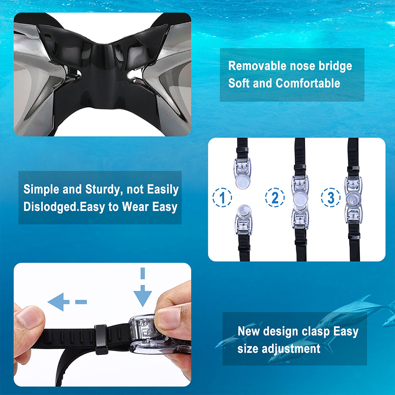 Yüzücü gözlükleri yetişkin yüz - Goggles Swim incelemesi ve fiyatı